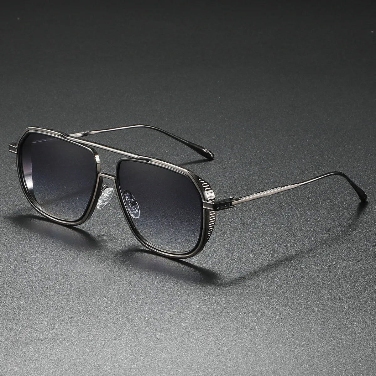 Trendy retro square sunglasses for women