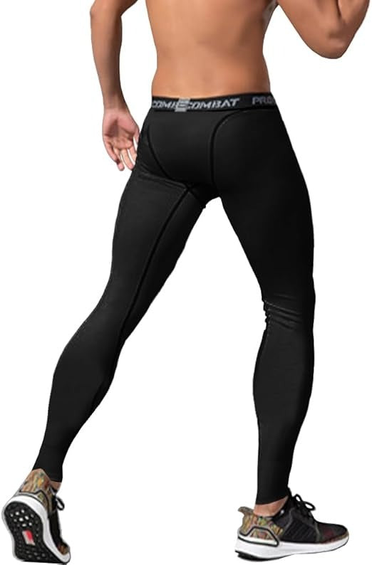 Quick-dry compression leggings for men