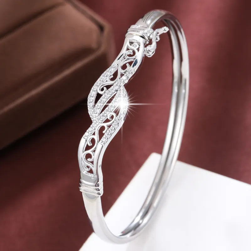 Elegant zircon bracelet for women