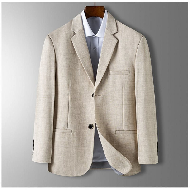 Slim-fit business casual suit jacket for men