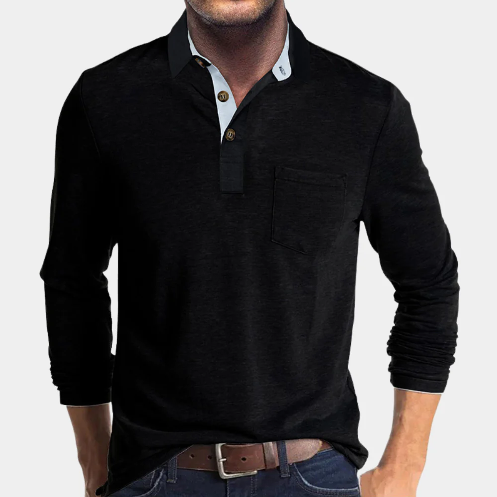 Trendy lightweight polo shirt for men
