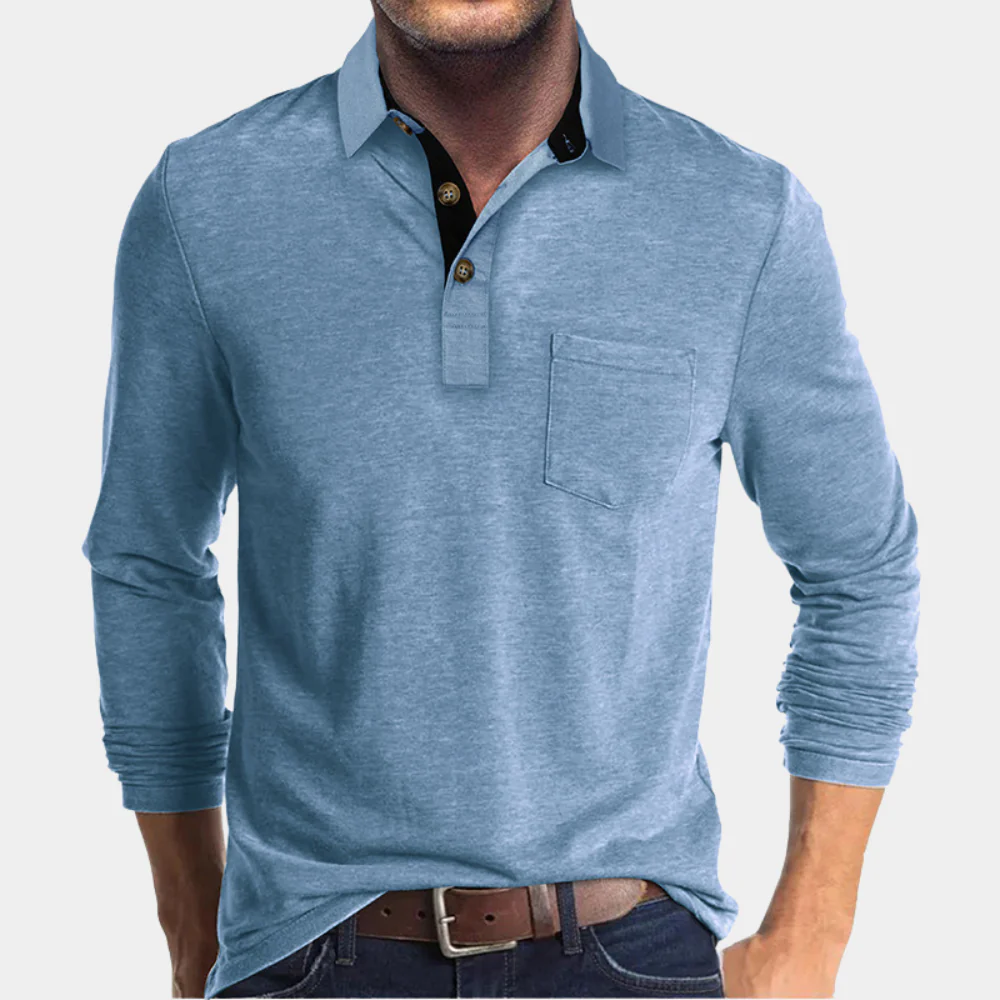 Trendy lightweight polo shirt for men