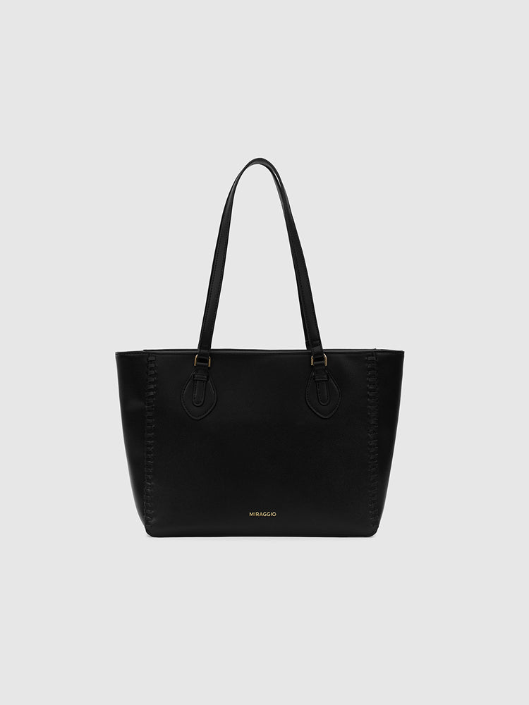 Elegant structured tote bag for women