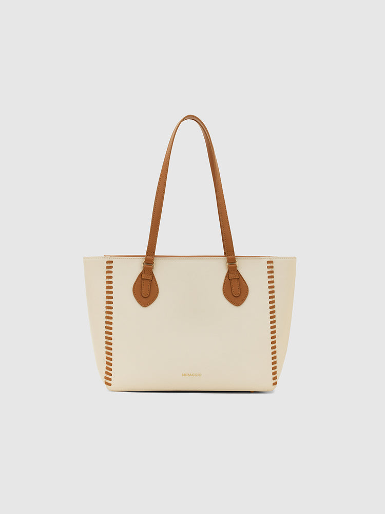 Elegant structured tote bag for women