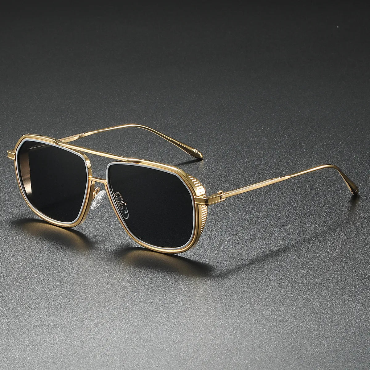 Trendy retro square sunglasses for women