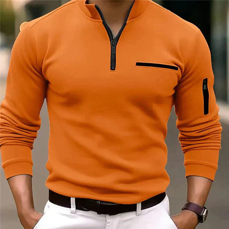 Lightweight stylish pullover for men
