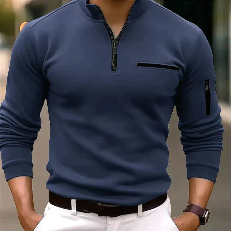 Lightweight stylish pullover for men